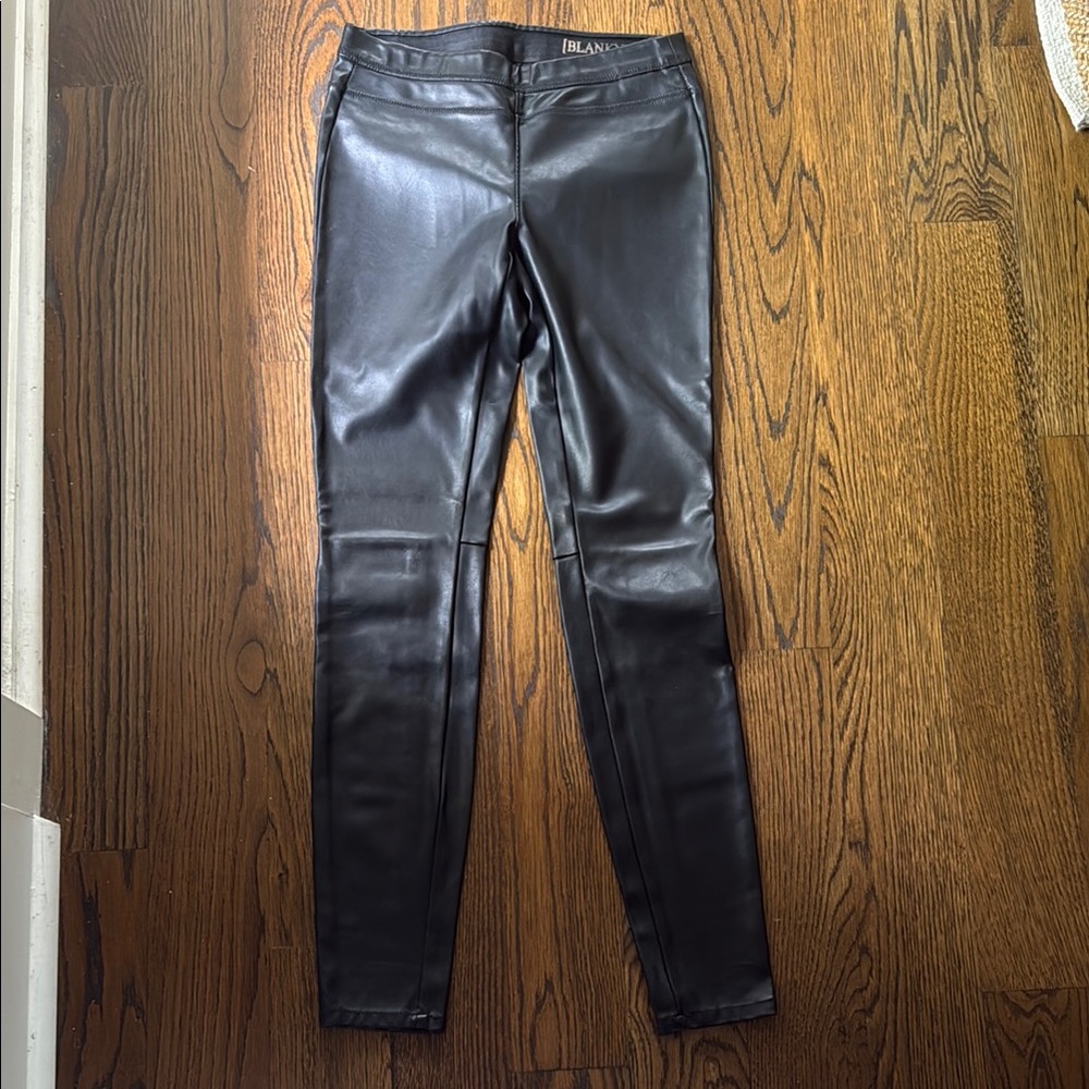 Black Faux Leather Pants